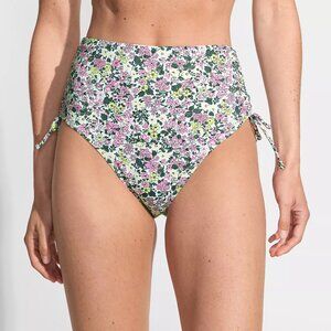 NWT, LANDS' END, Women's High Waisted Adjustable Bikini Bottoms, 14